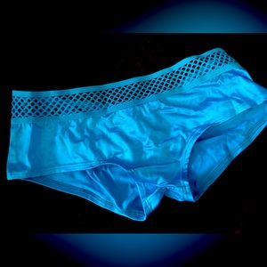 New!!! Turquoise Satin Boy shorts